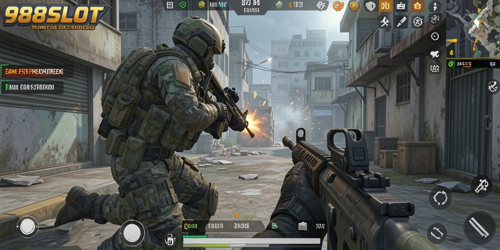 Gameplay seru di 988SLOT dengan aksi FPS mendebarkan.