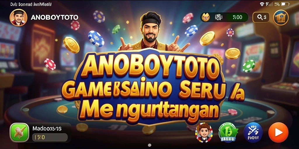 Tangkapan layar gameplay Kasino yang menampilkan aksi seru di ANOBOYTOTO.