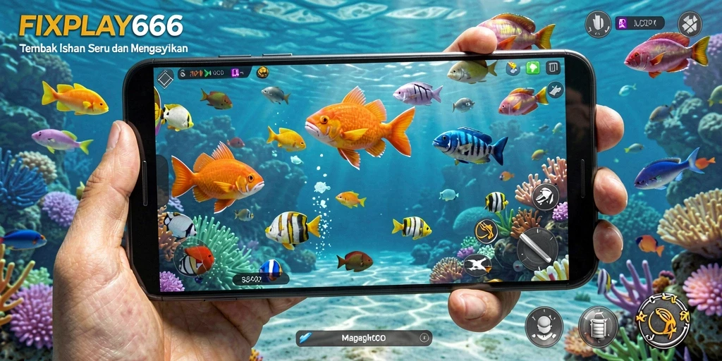 Tampilan gameplay FIXPLAY666 yang penuh warna dan menarik.