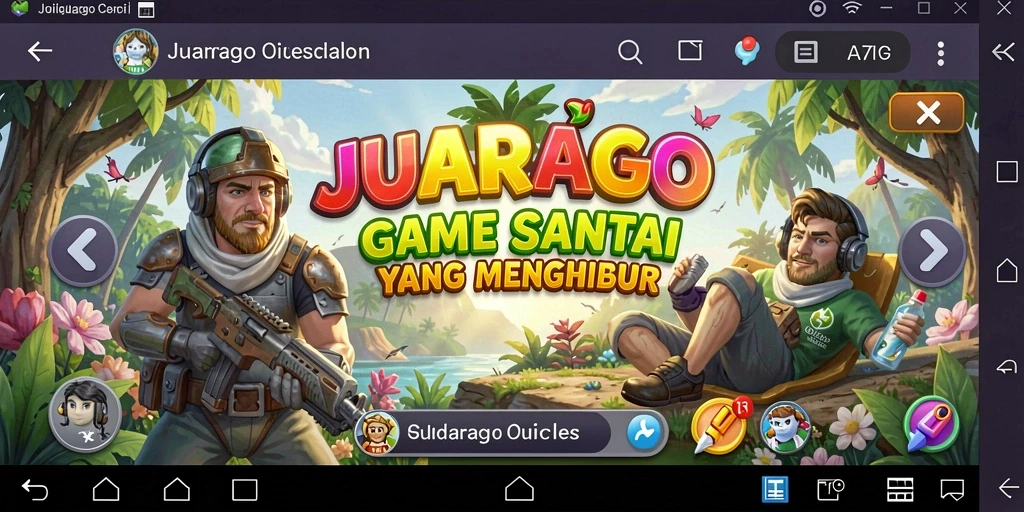 Screenshot gameplay JUARAGO yang menunjukkan tantangan menarik.