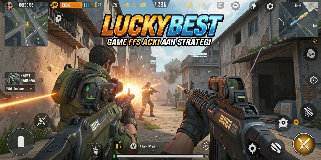 Tampilan menakjubkan dari gameplay intens LUCKYBEST.