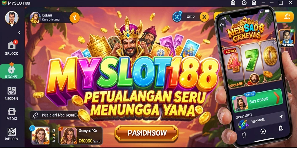 Tangkapan layar MYSLOT188 menampilkan aksi petualangan yang mendebarkan.