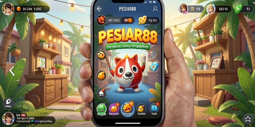 Tampilan gameplay PESIAR88 yang menawan dan interaktif.