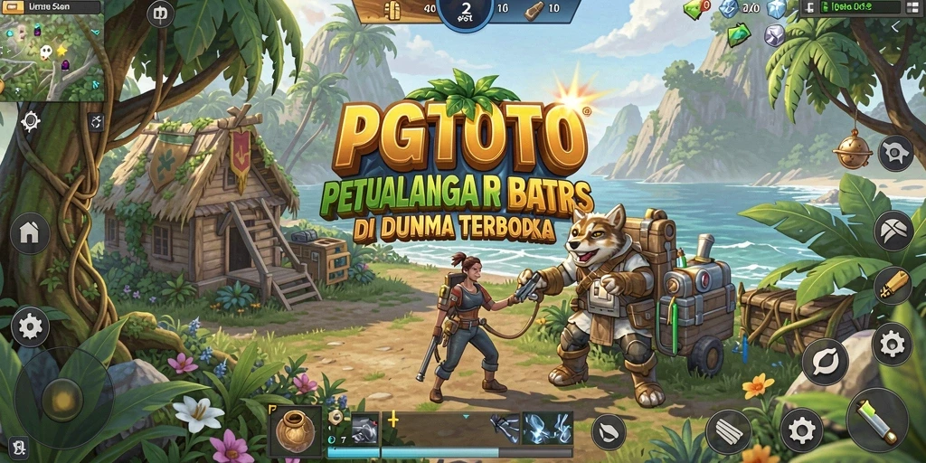 Tampilan gameplay PGTOTO di dunia terbuka yang memukau.