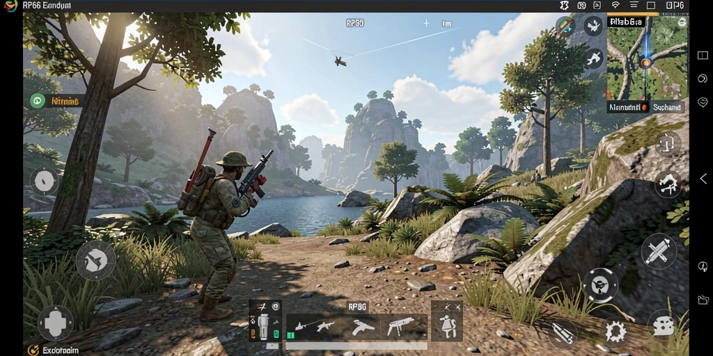 Tampilan gameplay RP66 yang memukau di dunia terbuka.