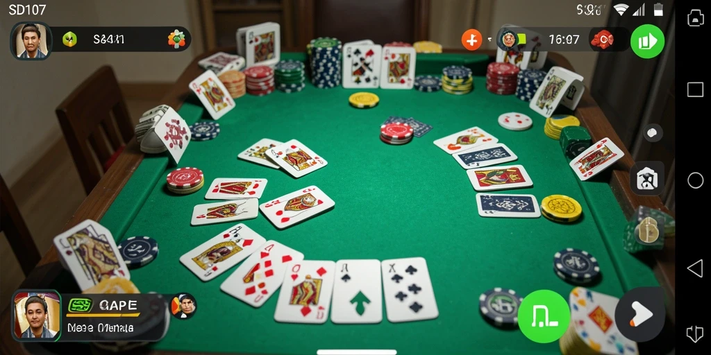 Gameplay menarik dari SD107 yang menampilkan permainan Gaple yang seru.