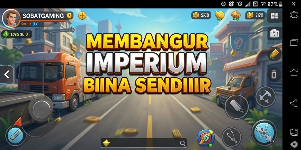 Screenshot gameplay SOBATGAMING menampilkan keseruan tycoon.
