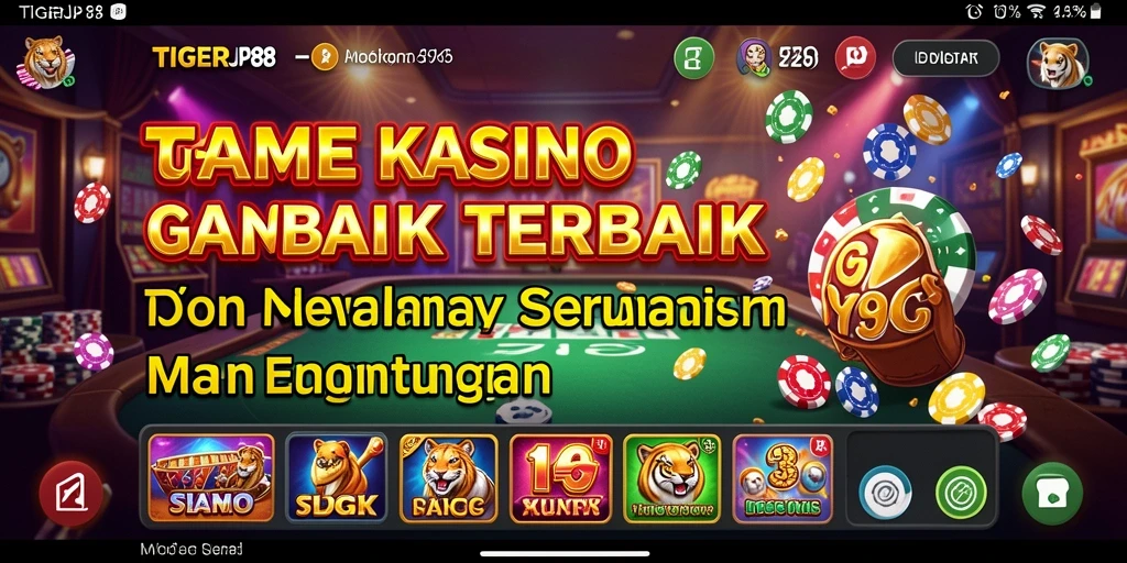 Tampilan gameplay menarik di TIGERJP88 menampilkan pengalaman kasino yang mengasyikkan.