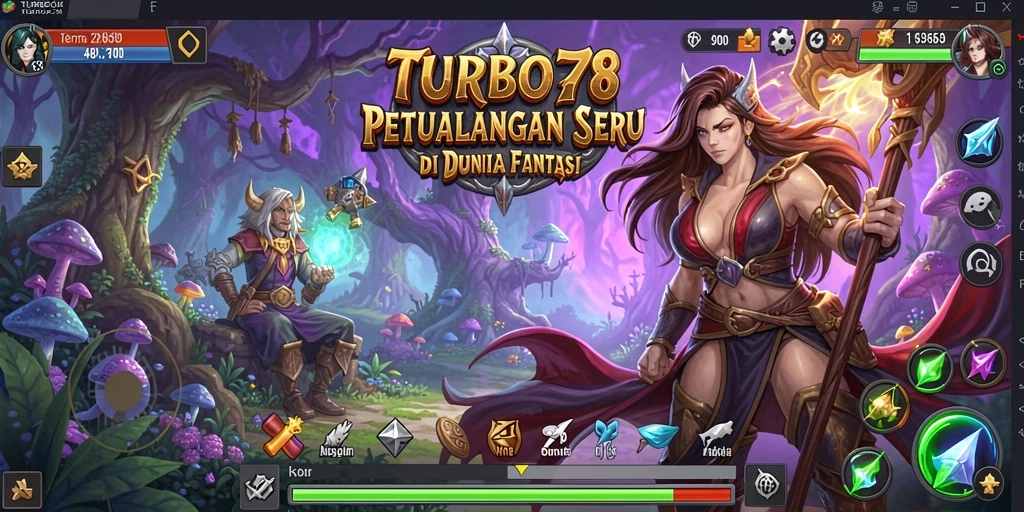 Tampilan gameplay TURBO78 yang menakjubkan dalam petualangan mendebarkan.